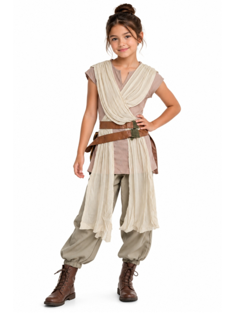 Star Wars Rey Girls Costume Size 9/10 Jedi Halloween Cosplay Outfit